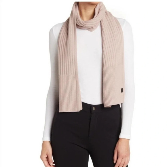 ALL SAINTS NWT Wool Blend Rib Mix Scarf - Picture 2 of 4